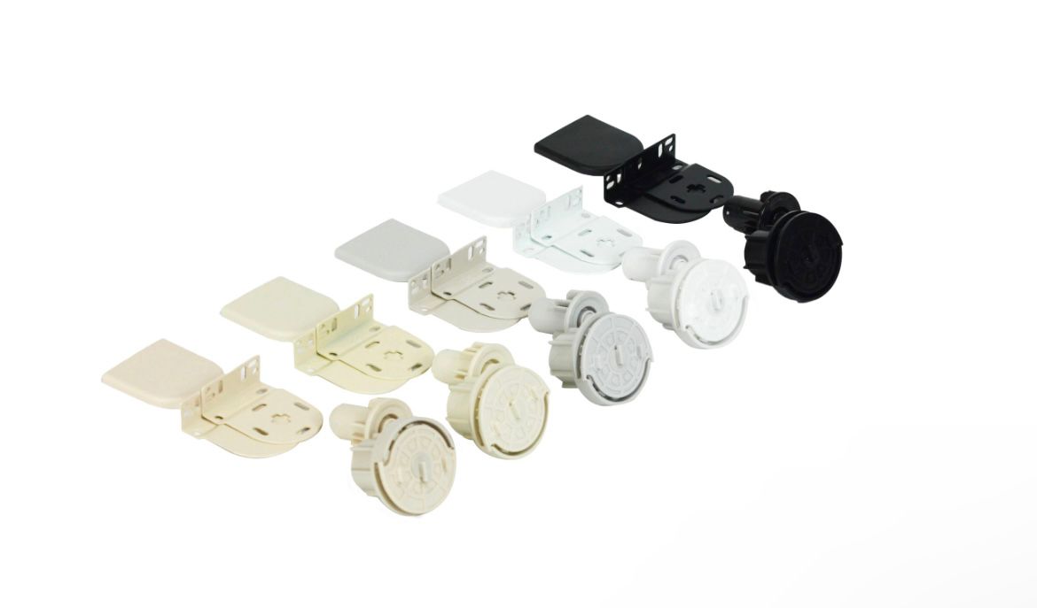 38mm Plastic Pin Sidewinders & Brackets. INCLUDES BRACKET COVER