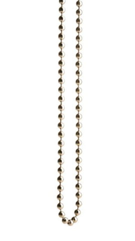 Pre Loop Nickle Plated Metal (410 Grade) 750mm Chain.