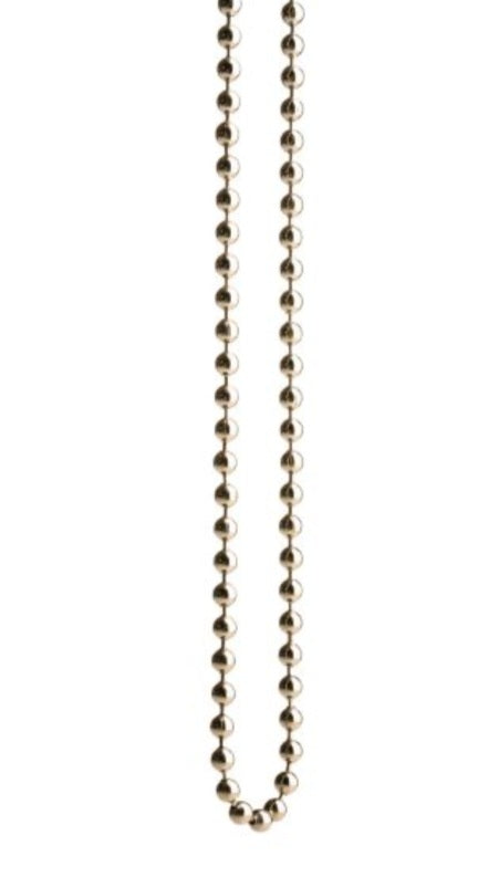 Pre Loop Nickle Plated Metal (410 Grade) 750mm Chain.