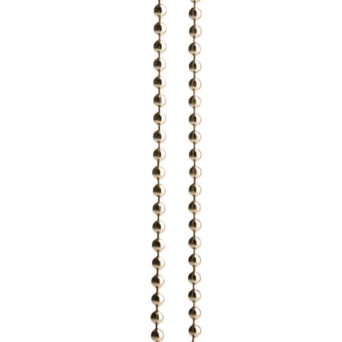 Pre Loop Nickle Plated Metal (410 Grade) 2250mm Chain.