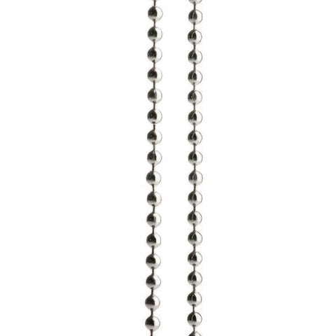 Pre Loop Metal Gunmetal 1500mm Chain.