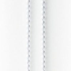 Pre Loop Metal Pure White 1000mm Chain.