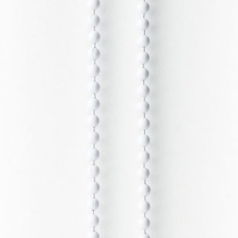 Pre Loop Metal Pure White 1500mm Chain.