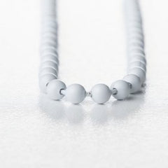 Pre Loop Metal Pure White 1000mm Chain.