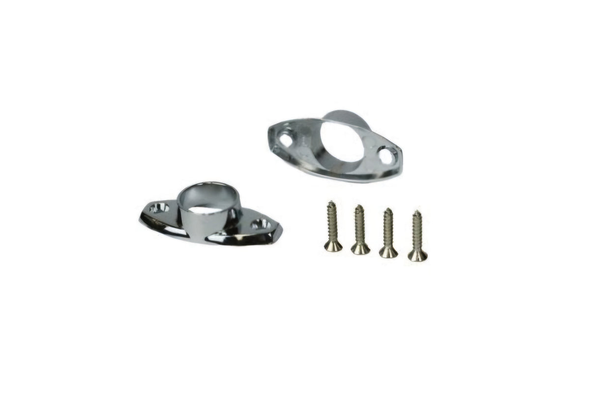 Stainless Steel Wardrobe Components = Oval Flange.