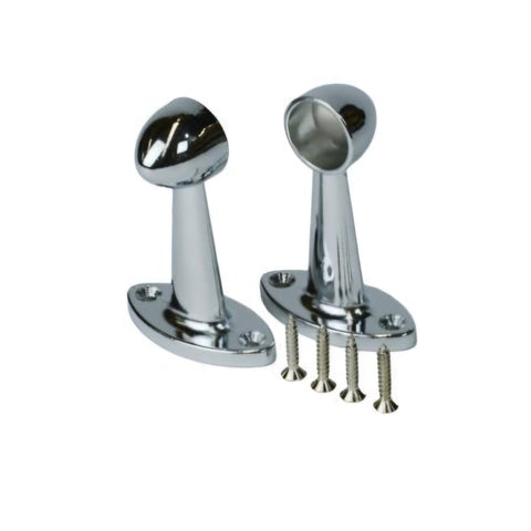 Stainless Steel Wardrobe Components = Pillar Ends.