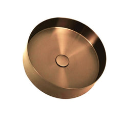 Zentra Copper Stainless Steel Medium Cylindrical Sink.