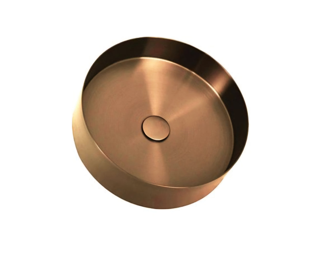 Zentra Copper Stainless Steel Medium Cylindrical Sink.