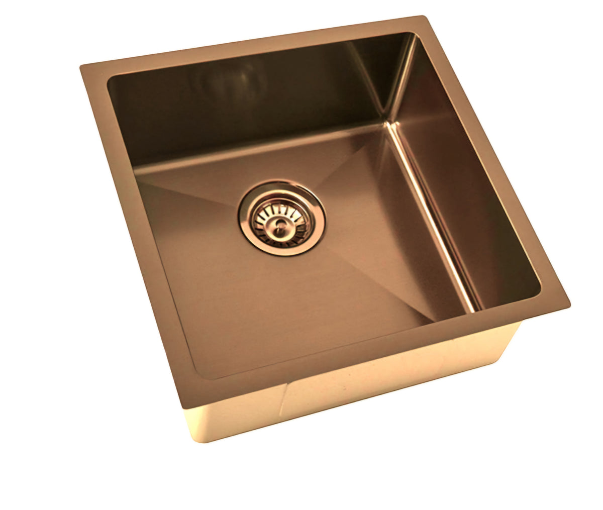 Zentra Copper Stainless Steel Square Sink.