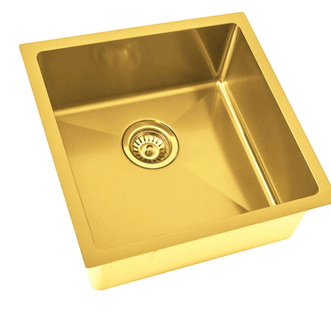Zentra Gold Stainless Steel Square Sink.