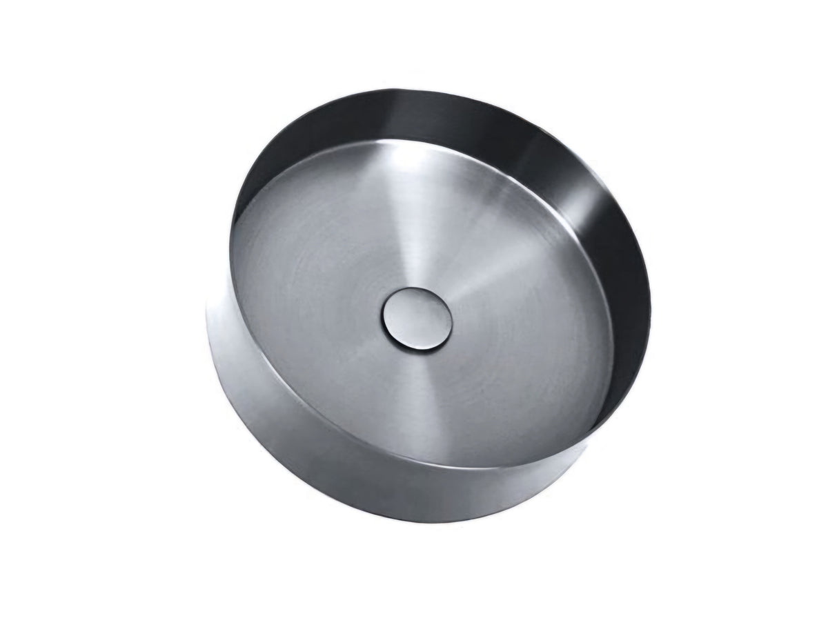 Zentra Stainless Steel Medium Cylindrical Sink.