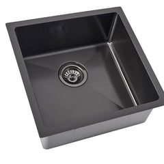 Zentra Black Stainless Steel Square Sink.