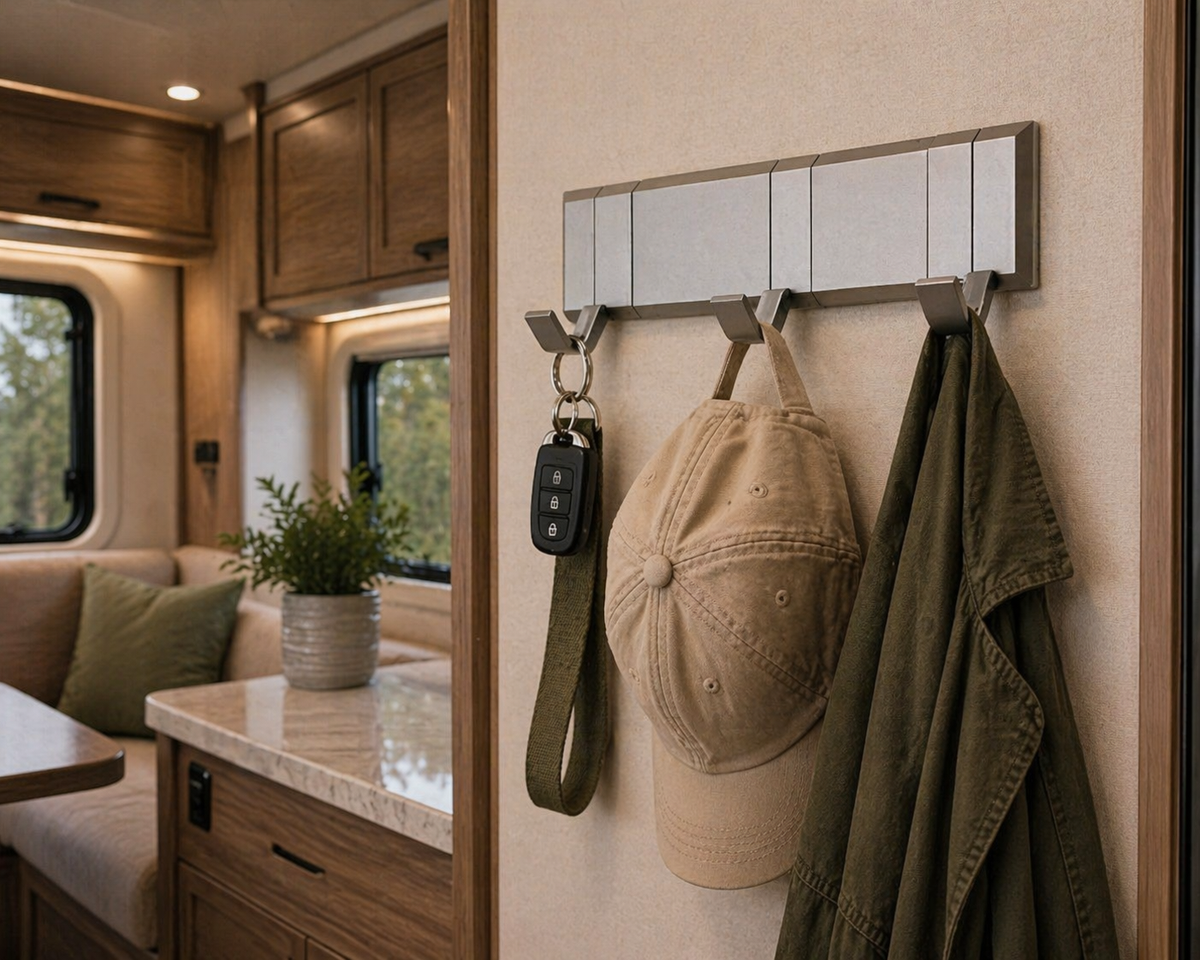 Fold Down Hook - 3 Hooks.