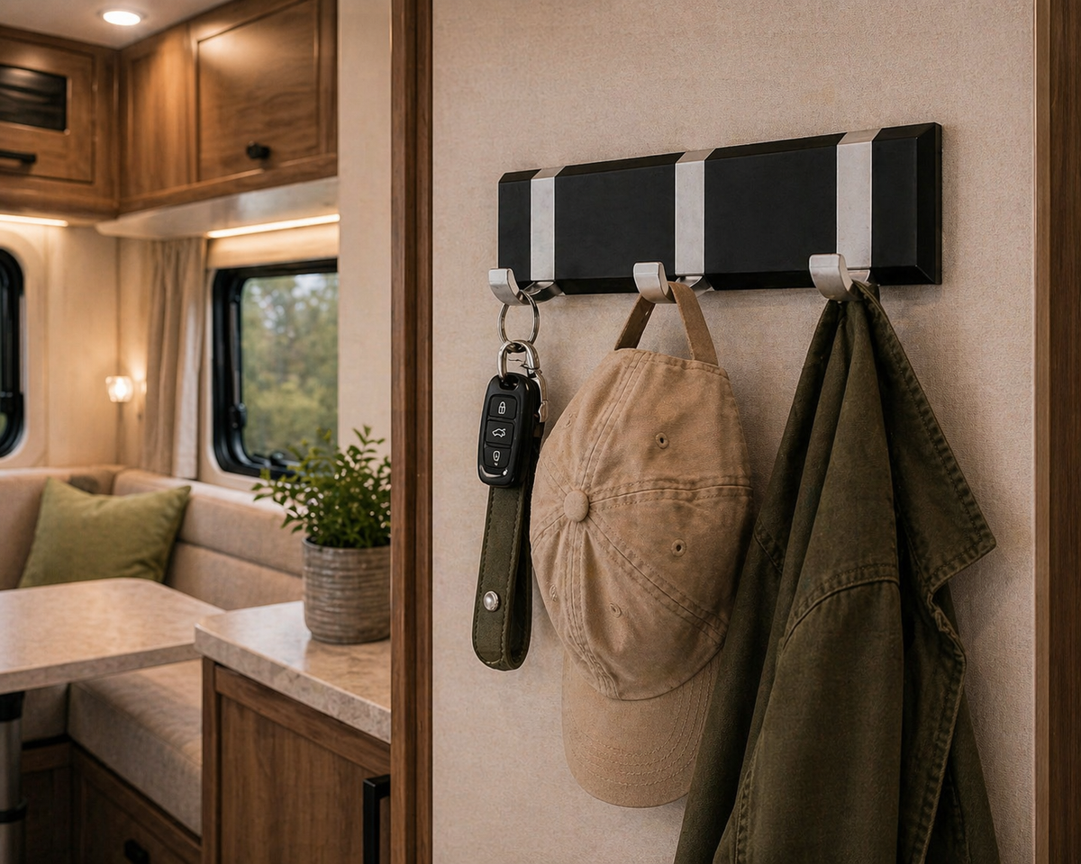Fold Down Hook - 3 Hooks.