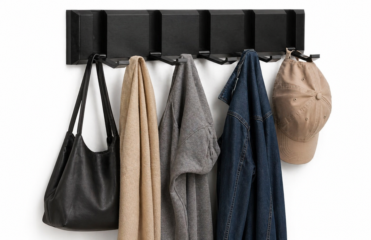 Fold Down Hook - 5 Hooks.