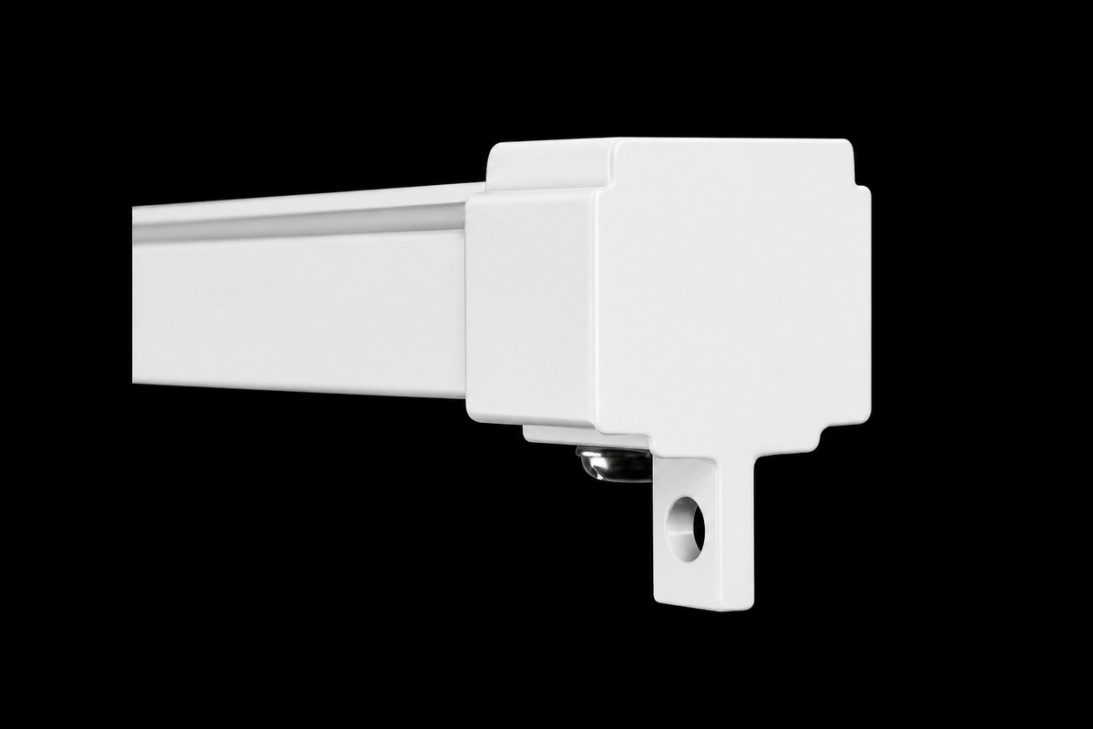 External Fit Curtain End Caps.
