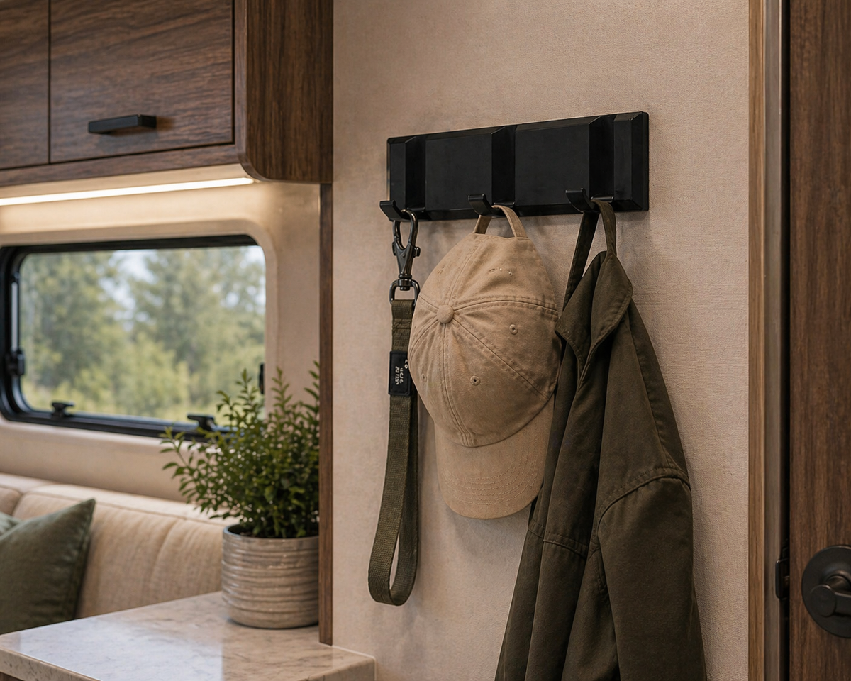 Fold Down Hook - 3 Hooks.