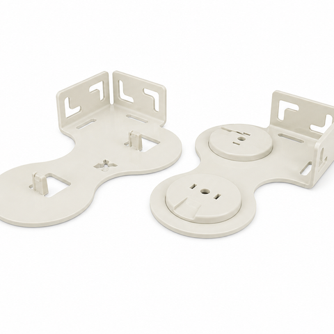 Deluxe Double Bracket 38mm/43mm Same Side Right Bracket.