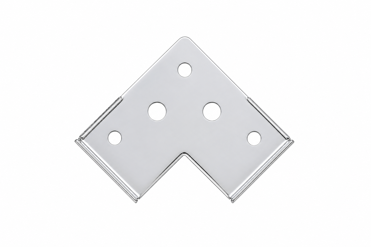 Curtain End Return Snap Plate.