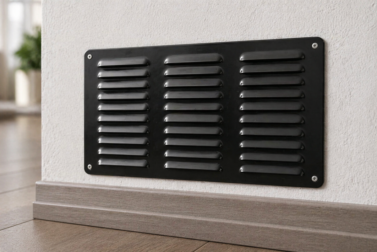 Aluminium Vent 100mm x 75mm.