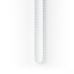 Pre Loop Metal Pure White 750mm Chain.